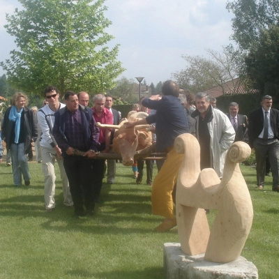 Stage de Sculpture Collectif d'un Totem (31)