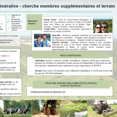 Projet d'Agriculture Regénérative-Cherche Membres Sup et Terrain (31)