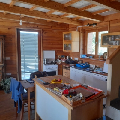 Maison Bois-Terre-Paille Éco et Autoconstruite à Vendre (38)