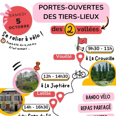 Portes Ouvertes des Tiers-Lieux des 2 Vallees 5 Octobre