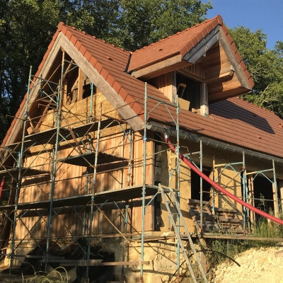 Chantier Participatif Maison Bois / Paille / Terre (46) 18647 N°73