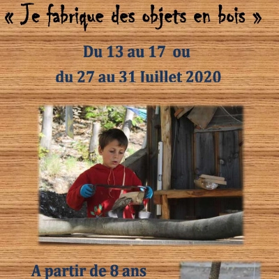 Stages pour Enfants Dès 8 Ans: Travail du Bois en Forêt!! (30)