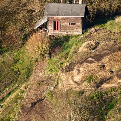 cabane sur 23 hectares