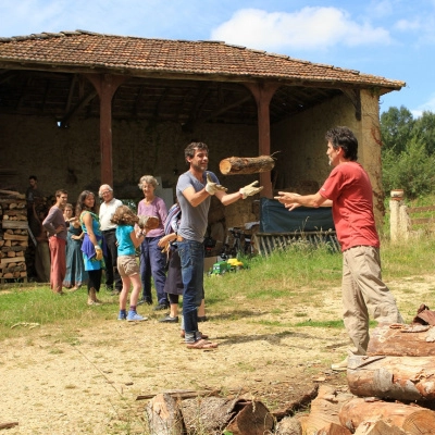 Ranger le bois à Écolectif